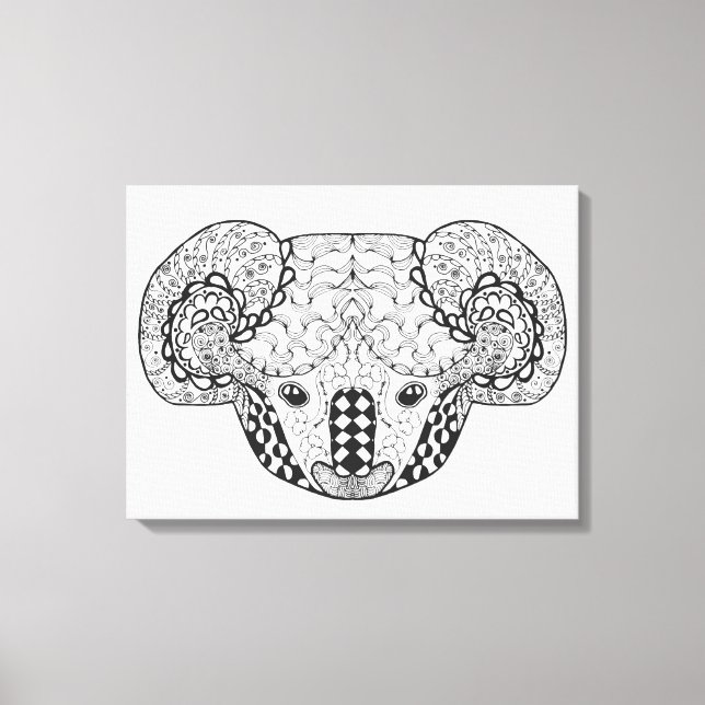 Impressão Em Tela Urso Koala 6 inspirado (Frente)