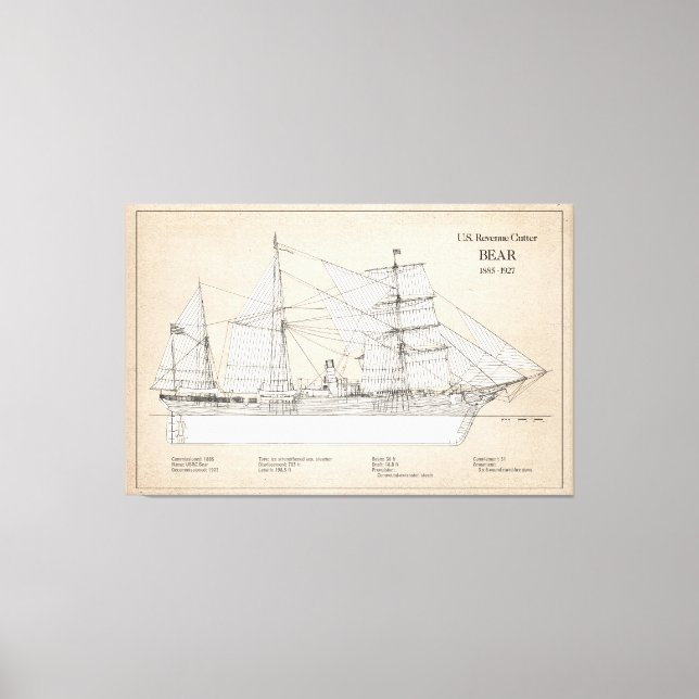 Impressão Em Tela Urso USCGRC - SBD (Frente)