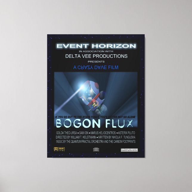 Impressão Em Tela Ursos De Teddy No Espaço (Frente)