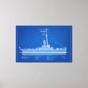 Impressão Em Tela USCG Cutter Modoc wpg-46 - ABD