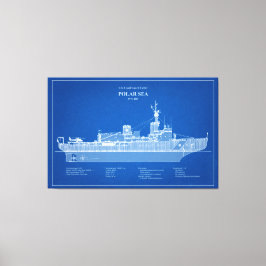 Impressão Em Tela USCG Cutter Polar Sea wagb-11 - ABD