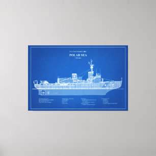 Impressão Em Tela USCG Cutter Polar Sea wagb-11 - ABD