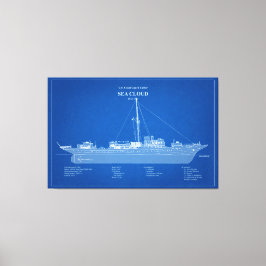 Impressão Em Tela USCG Cutter Sea Cloud wpg-284 - ABD