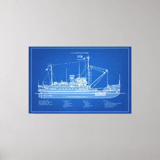 Impressão Em Tela USCG Tender Fir wlm- 212 - ABD