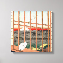 Impressão Em Tela Utagawa Hiroshige - Campos de arroz Asakusa