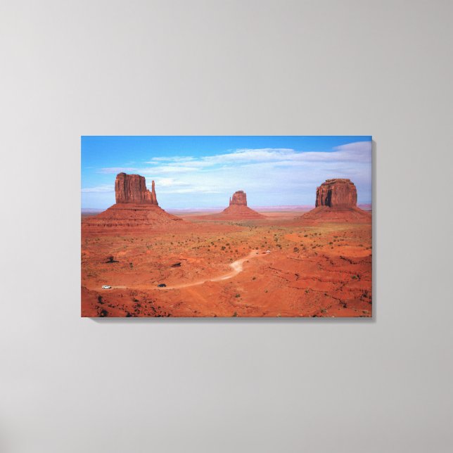 Impressão Em Tela Utah. Borda arizona, Nação Navajo, Monumento (Frente)