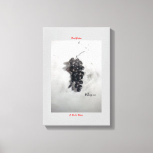 Impressão Em Tela Uvas/Uvas