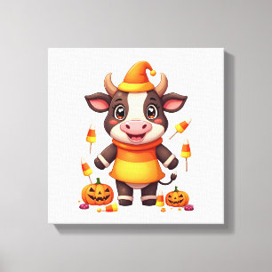 Impressão Em Tela Vaca de Milho Doce