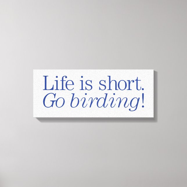 Impressão Em Tela Vai Aniversário! (Frente)