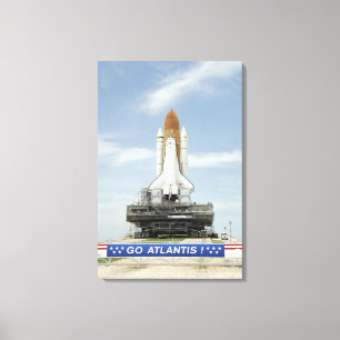 Impressão Em Tela Vaivém espacial Atlantis