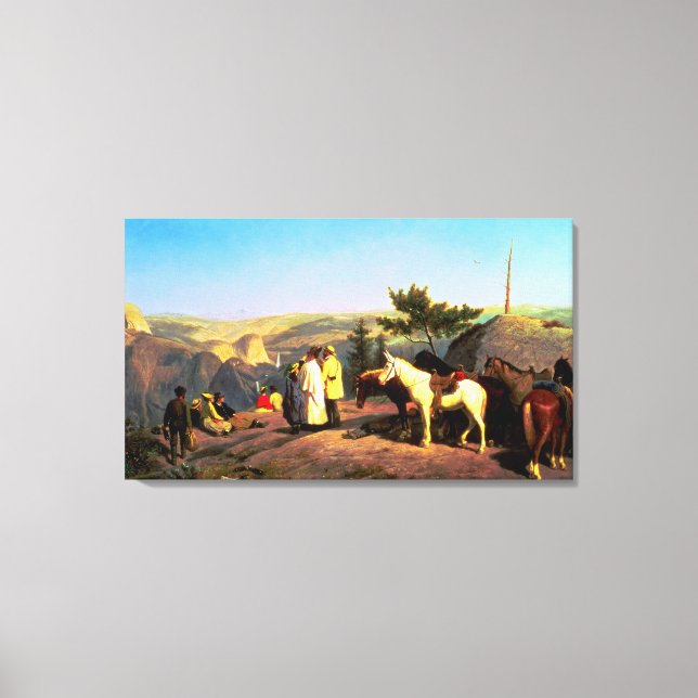 Impressão Em Tela Vale Yosemite do Glacier Point 1874 (Frente)