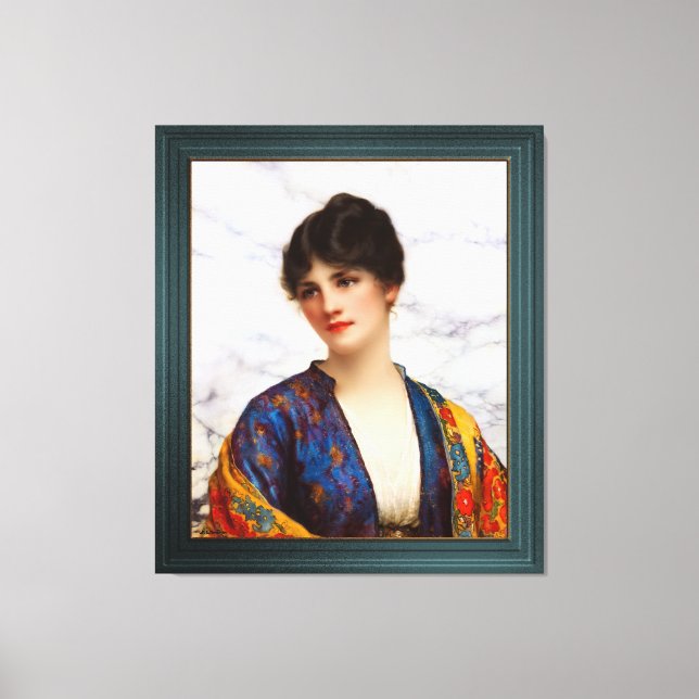 Impressão Em Tela Valeria por William Clarke Wontner (Frente)