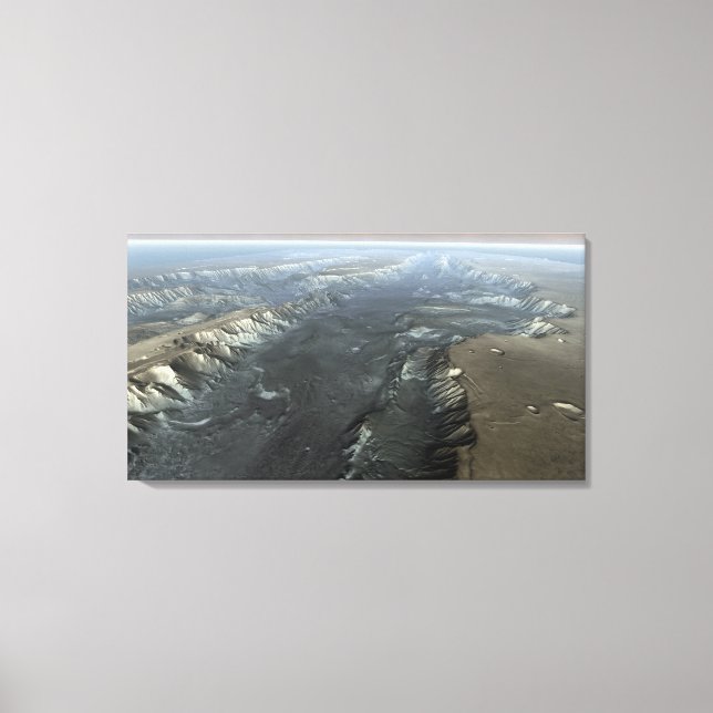 Impressão Em Tela Valles Marineris, o Grande Canyon de Marte (Frente)