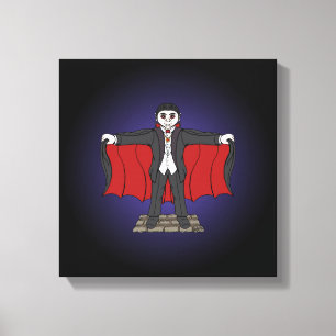 Impressão Em Tela Vampiro/Drácula