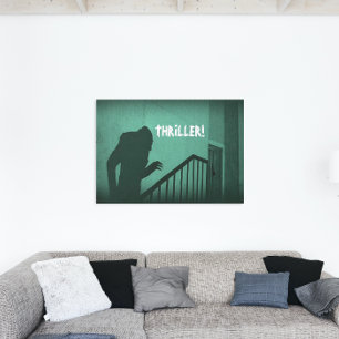 Impressão Em Tela Vampiro Nosferatu Terror Verde Suspense