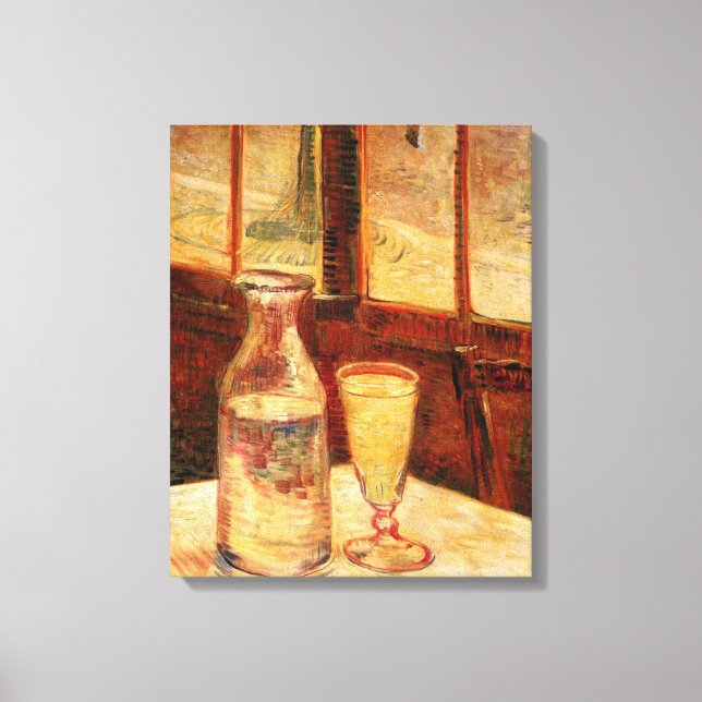 Impressão Em Tela Van Gogh - A Vida Estática com Absinthe (Frente)