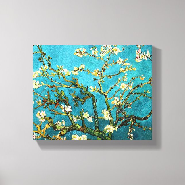Impressão Em Tela Van Gogh Blossoming Almond Tree Fine Art (Frente)