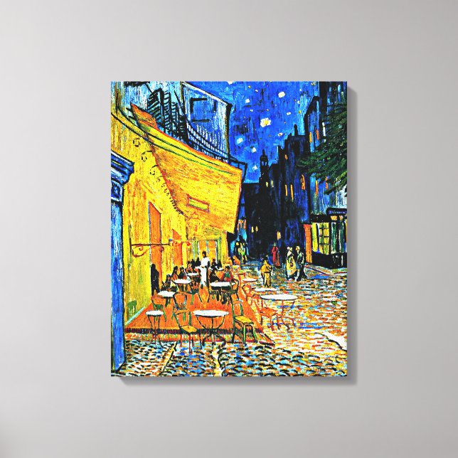 Impressão Em Tela Van Gogh - Cafe Terrace (Frente)
