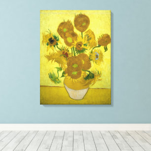 Impressão Em Tela Van Gogh - Girassóis, 4ª Versão, Repetição