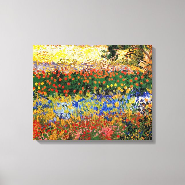 Impressão Em Tela Van Gogh - Jardim de Arles (também conhecido como  (Frente)