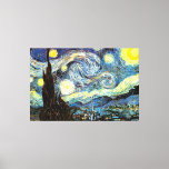 Impressão Em Tela Van Gogh Starry Night Fine Art<br><div class="desc">Starry Night,  belas artes de Vincent van Gogh.</div>