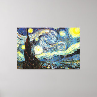 Impressão Em Tela Van Gogh Starry Night Fine Art