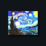 Impressão Em Tela Van Gogh Starry Night Fine Art<br><div class="desc">Starry Night,  belas artes de Vincent van Gogh.</div>