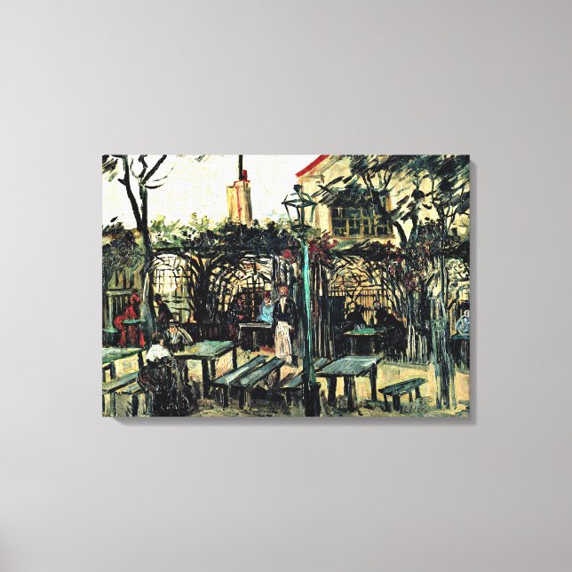 Impressão Em Tela Van Gogh - Terrace de um Café em Montmartre (Frente)