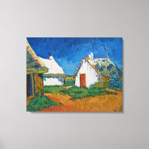 Impressão Em Tela Van Gogh Três Algodão Branco em Saintes Maries