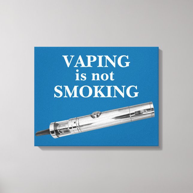 Impressão Em Tela Vaping não está fumando (Frente)