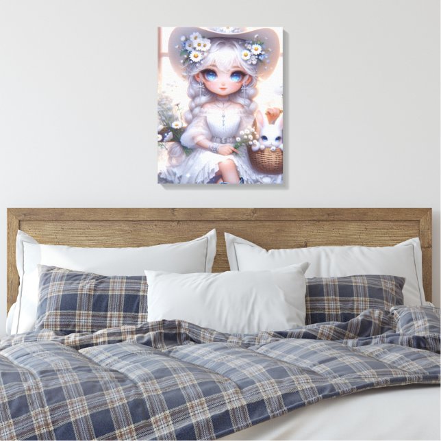 Impressão Em Tela vaqueira fantasia (Insitu(Quarto))