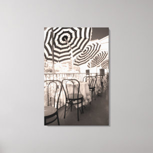 Impressão Em Tela Varanda de restaurante encantador, Itália