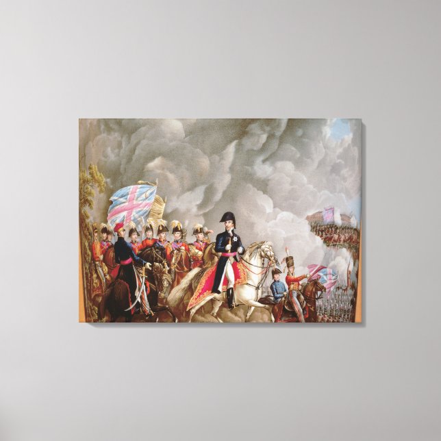 Impressão Em Tela Vase com representação de Wellington (Frente)