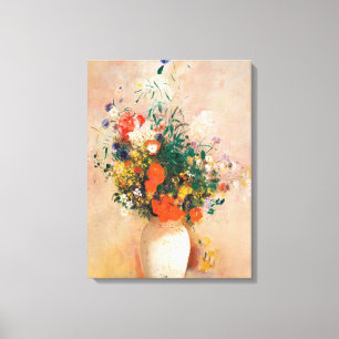 Impressão Em Tela Vase de Flores por Redon de Impressionista Poste