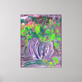 Impressão Em Tela "Vase with flowers" mod. acrylic, impressionism