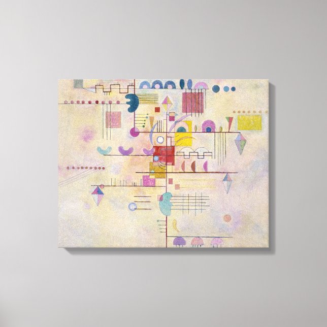 Impressão Em Tela Vasily Kandinsky - Graciosa Ascensão (Frente)