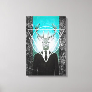 Impressão Em Tela Veado no terno