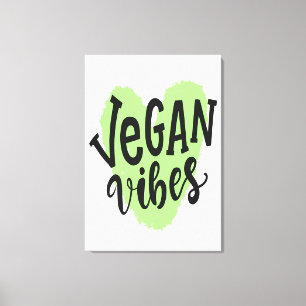 Impressão Em Tela Vegan Vibes