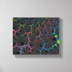 Impressão Em Tela Veias - Arte Fractal