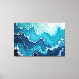 Impressão Em Tela Veias do Oceano – Fluido do Mar Profundo 152cm x 1