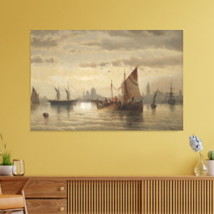 Impressão Em Tela Velas diante de Veneza
