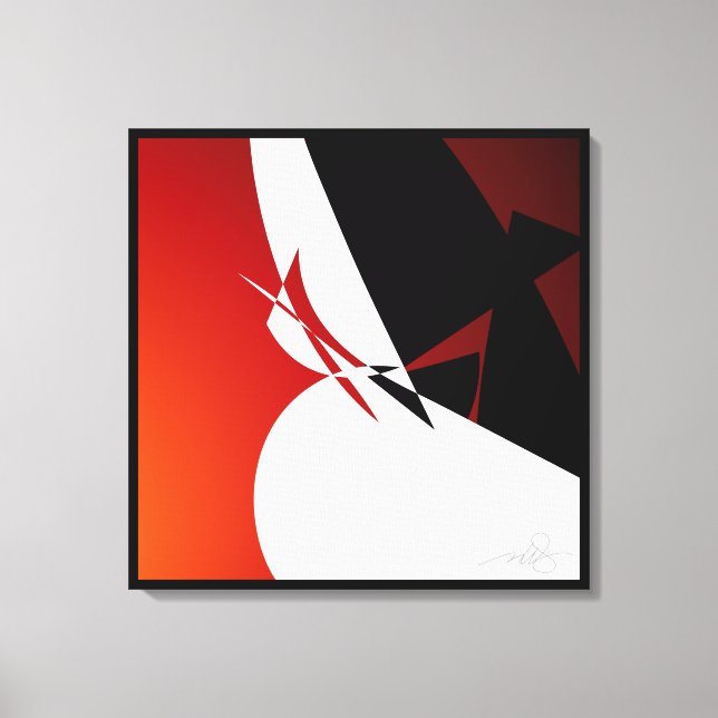 Impressão Em Tela Veleja Em Vermelho (Frente)