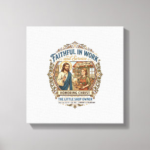 Impressão Em Tela Vendedor de Artesanato Jesus Etsy Camisa de Fabric