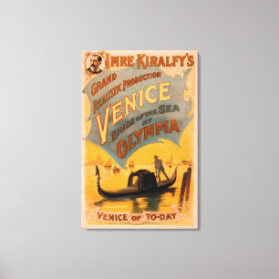 Impressão Em Tela Veneza, Noiva do Mar em Olympia Gondolas 3