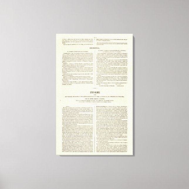 Impressão Em Tela Venezuela 2 (Frente)