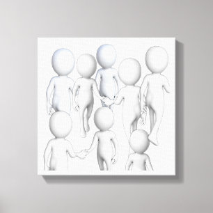 Impressão Em Tela Venha Andar Comigo