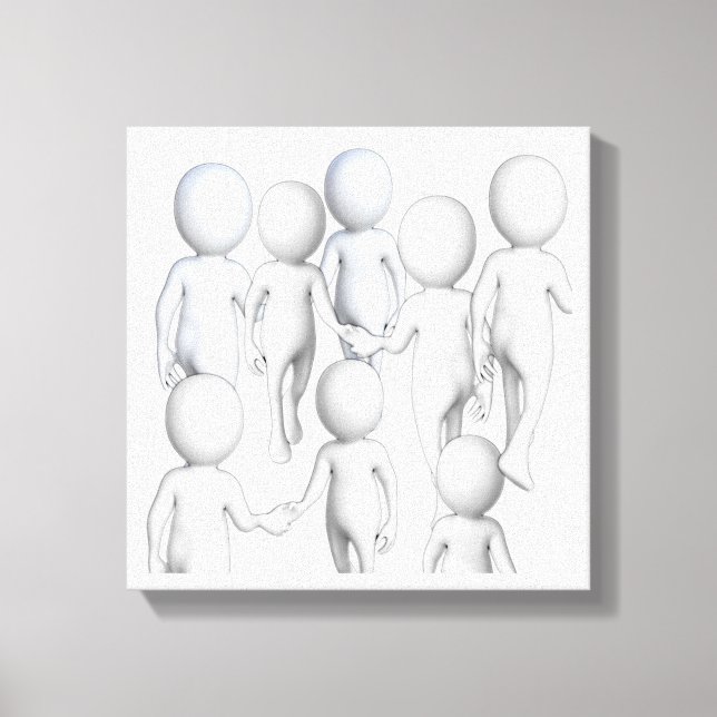 Impressão Em Tela Venha Andar Comigo (Frente)