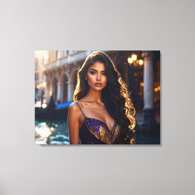 IMPRESSÃO EM TELA VENICE - I LOVE ITALY (Frente)