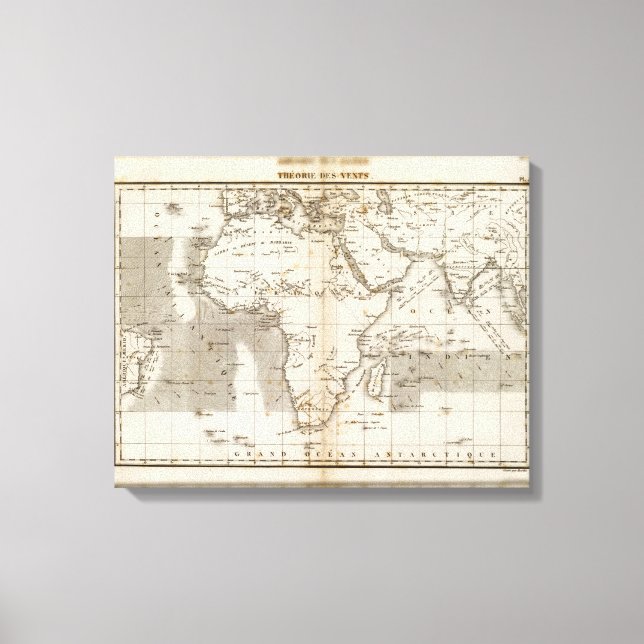 Impressão Em Tela Vents Afrique (Frente)