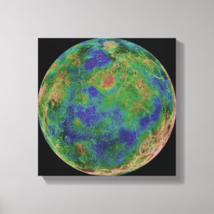 Impressão Em Tela Venus centrou-se no pólo sul